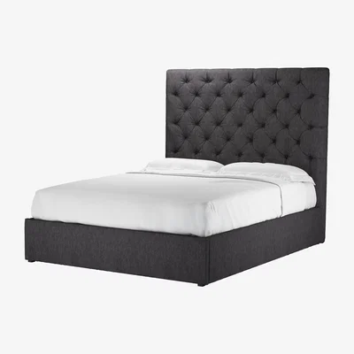 Sofa.com Rosalie 150cm King Ottoman Bed in Cadet Soft Chenille - sofa.com