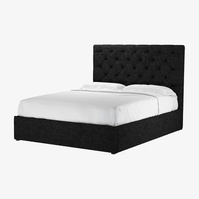 Sofa.com Rosalie 130cm King Ottoman Bed in Ashford Textured Boucle - sofa.com