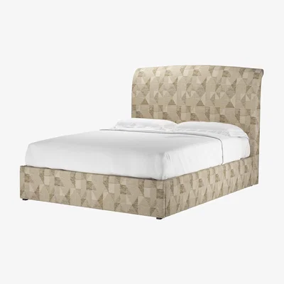 Sofa.com Thea King Ottoman Bed in Desert Pyramid Textured Weave - sofa.com