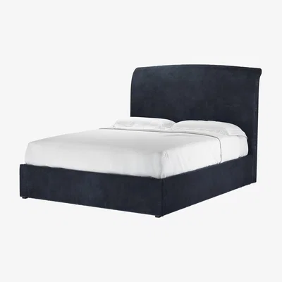 Sofa.com Thea King Ottoman Bed in Mercury Cashmere Velvet - sofa.com