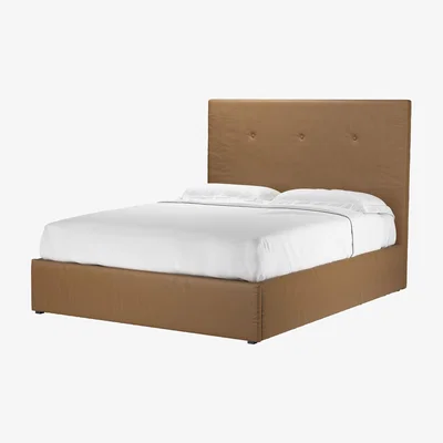 Sofa.com Avery 130cm King Ottoman Bed in Spiced Honey Soft Leather - sofa.com