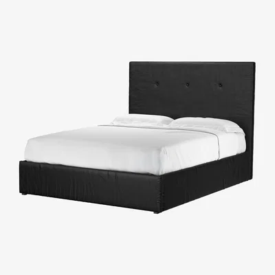 Sofa.com Avery 130cm King Ottoman Bed in Smoke Soft Leather - sofa.com