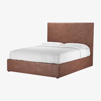 Sofa.com Avery 130cm King Ottoman Bed in Satchel Vintage Leather - sofa.com