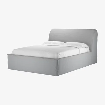 Sofa.com Charlie King Ottoman Bed in Pumice House Plain Weave - sofa.com