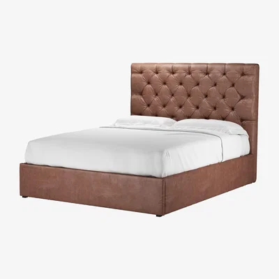 Sofa.com Rosalie 130cm King Ottoman Bed in Satchel Vintage Leather - sofa.com