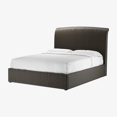 Sofa.com Thea King Ottoman Bed in Elephant Cotton Matt Velvet - sofa.com
