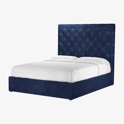 Sofa.com Rosalie 150cm King Ottoman Bed in Cruise Smart Velvet - sofa.com