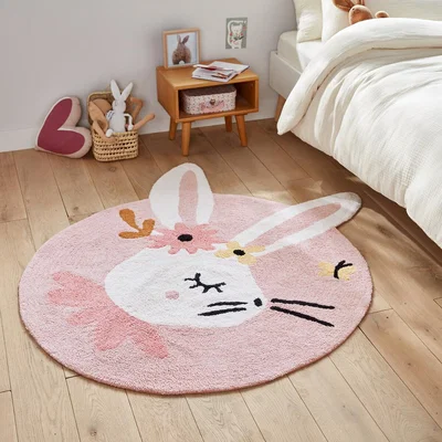 La Redoute Flower Rabbit 100% Cotton Rug