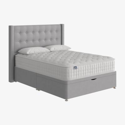 Furniture Village Silentnight - Eco Gel Half Ottoman Divan Set - Double - Grey