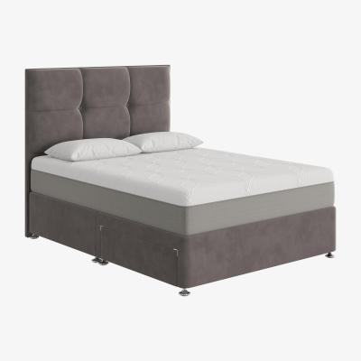 Furniture Village Sleep Story - Cool Gel 3000 Divan Set - Double - Grey
