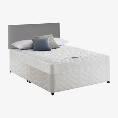 Furniture Village Silentnight - Miracoil Serenity Microquilt Divan Set - Double - White