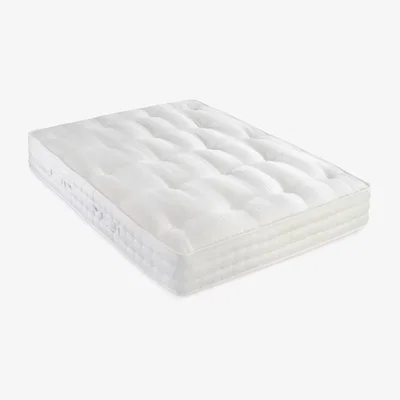 John Lewis John Lewis Waitrose Wool NO. 3 Pocket Spring Mattress, Medium Tension, Double