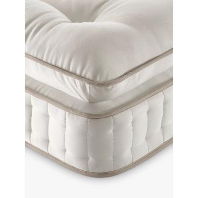 John Lewis John Lewis & Partners Luxury Natural Collection British Wool Pillowtop 11000, Double, Firmer Tension Pocket Spring Mattress