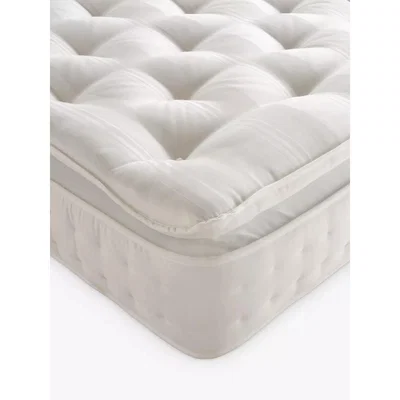 John Lewis John Lewis & Partners Classic Wool Pillow Top 1400 Pocket Spring Mattress, Medium/Firm Tension, Double