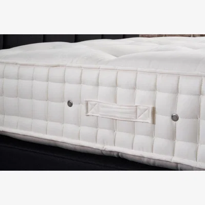 Downtown Hypnos Natural Wool Superior Mattress - Double, Cotton