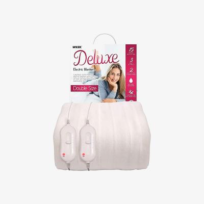 The Range Electric Blanket Heated Mattress Cover Underblanket with Elasticated Skirt - White / Double