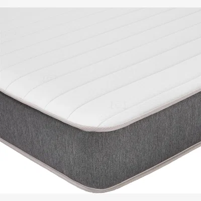 The Range eXtreme comfort Next-Gen Memory Fibre Medium Pocket Spring Mattress - White Quilted Cooltouch top panel, grey border. / Double