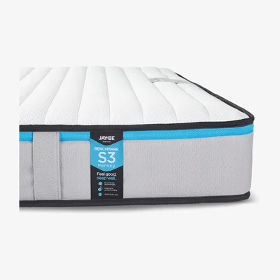 The Range Jay-Be Benchmark S3 Memory Sprung Mattress 4Ft. - Blue