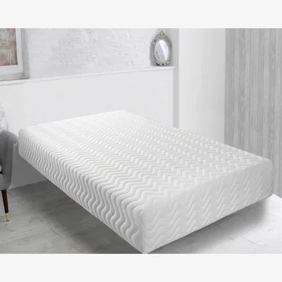 The Range Aspire Cool Blue Relief Mattress, Size Double - White