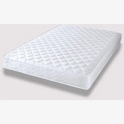 The Range Wellington Memory Foam Sprung Mattress - White / Double - Soft Firmness, 190cm Length with Quilted Top Panel