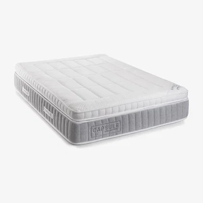 The Range Capsule 2000 Box Top Mattress - White / Double