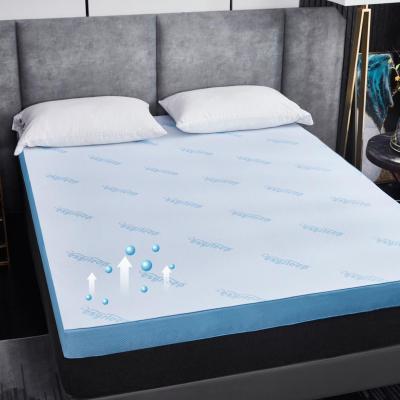 The Range 1 Inch Cooling Air Flow Mattress Topper - White / Double / 3.1kg