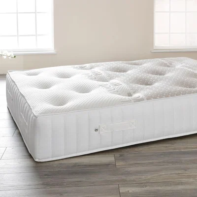 The Range Pocket Sprung 3500 Mattress In Beige Or White - White / Double