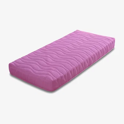 The Range Jazz Coil Spring Rolled Mattress in Pink - Pink