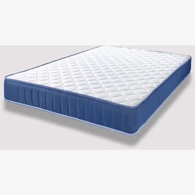 The Range The Cooltouch Core B3D 22cm Deep Black and White Border Hybrid Spring Mattress - Black & White / Double