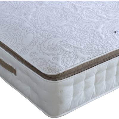 The Range Windsor 3000 Pocket Sprung Pillow Top Mattress - White / Double