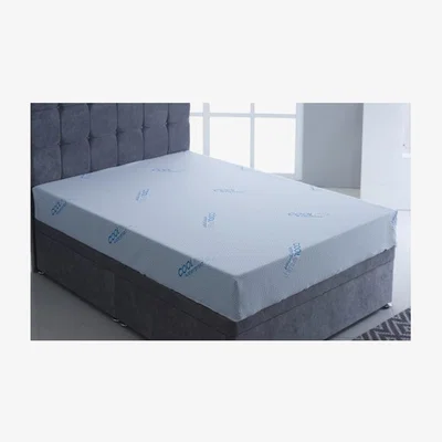 The Range Water Resistant Luxury Reflex Foam Mattress(Double) - blue