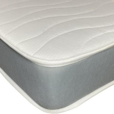 The Range Wilson Beds - Rainbow Kids Grey Foam Free Basic 6.5" Deep Quilted Mattress - Off white and grey / Double