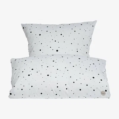 Amara OYOY - Dot Bedding - White/Black - Junior