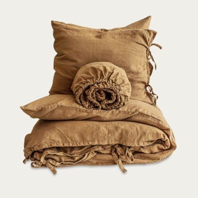 Bombinate.com Cinnamon Tied Hardcore Linen Bedding Bundle