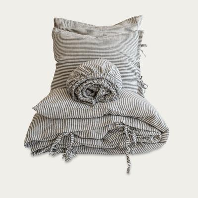 Bombinate.com Striped Tied Hardcore Linen Bedding Bundle