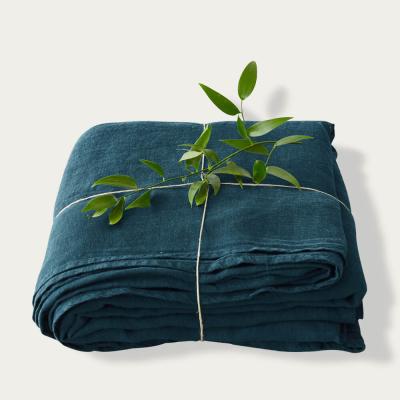 Bombinate.com Deep Water Washed Linen Bed Set