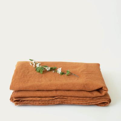 Bombinate.com Almond Washed Linen Bed Set