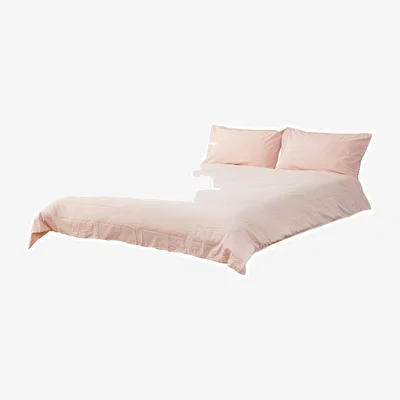 BHS.com Stonewashed Soft Pink Cotton Bedding Set
