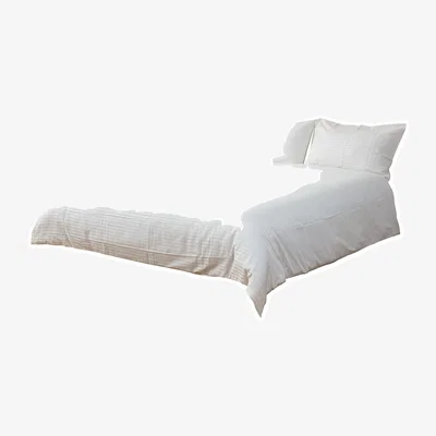 BHS.com Sateen Ivory Stripe Bedding Set