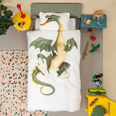 Cuckooland Snurk Single Dragon Duvet Bedding Set
