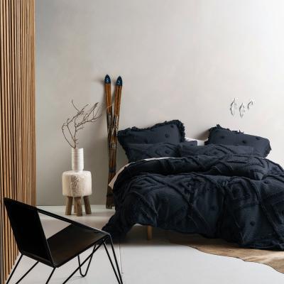 Dunelm Adalyn Indigo Duvet Cover and Pillowcase Set Indigo (Blue)