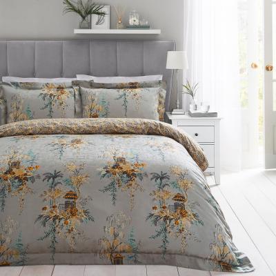 Dunelm Dorma Camelia 100% Cotton Duvet Cover and Pillowcase Set MultiColoured