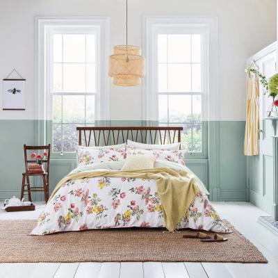 Dunelm Joules Kelmarsh Floral 100% Cotton Reversible Duvet Cover and Pillowcase Set MultiColoured