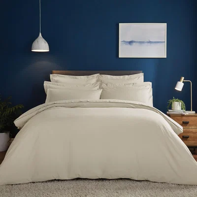 Dunelm Fogarty Soft Touch Natural Duvet Cover and Pillowcase Set Natural
