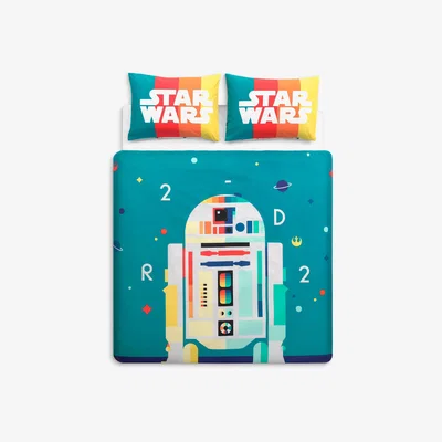 John Lewis StarWars R2D2 Reversible Cotton Duvet Cover and Pillowcase Set