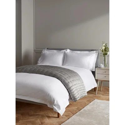 John Lewis John Lewis & Partners Double Stitch 800 Thread Count Egyptian Cotton Bedding, White