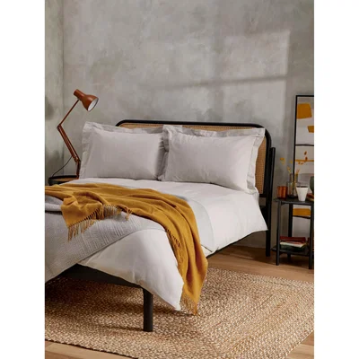 John Lewis John Lewis & Partners Textured Herringbone Bedding