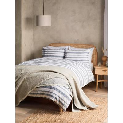 John Lewis John Lewis & Partners Smock Folk Weave Duvet Cover Set