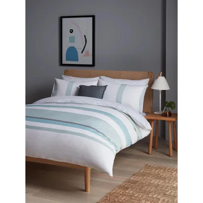 John Lewis John Lewis & Partners Felix Stripe Duvet Cover Set