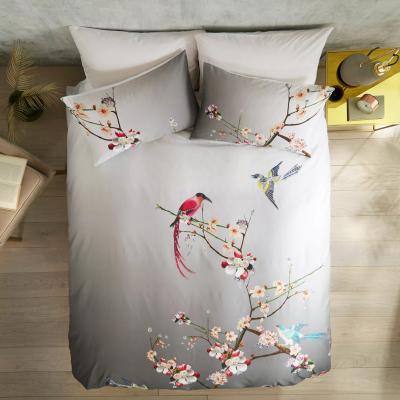 John Lewis Ted Baker Flight of the Orient Cotton Bedding, Grey
